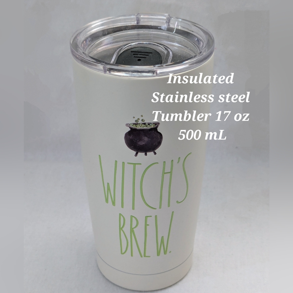WITCH'S BREW Insulated Tumbler Perfect for hot or cold drinks RAE DUNN. - Picture 2 of 4